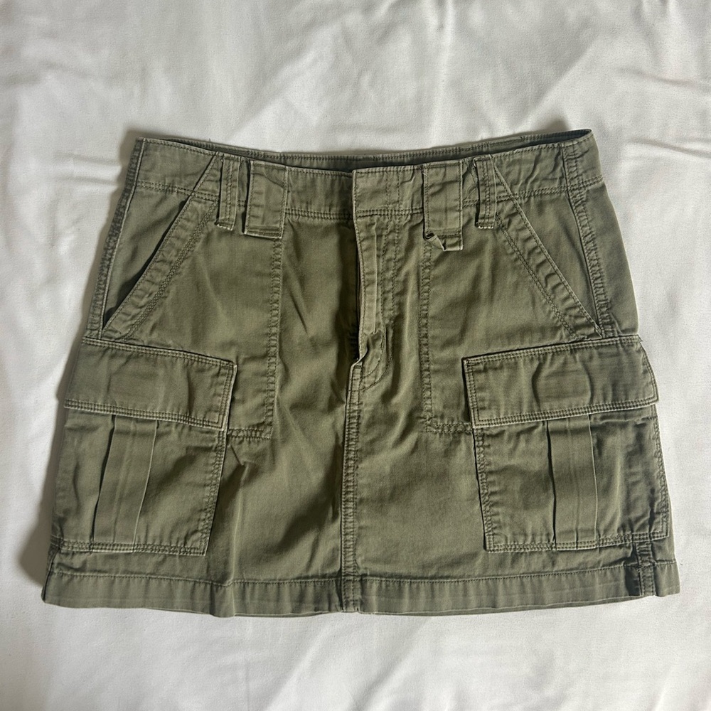 American Eagle Khaki Mini Skirt